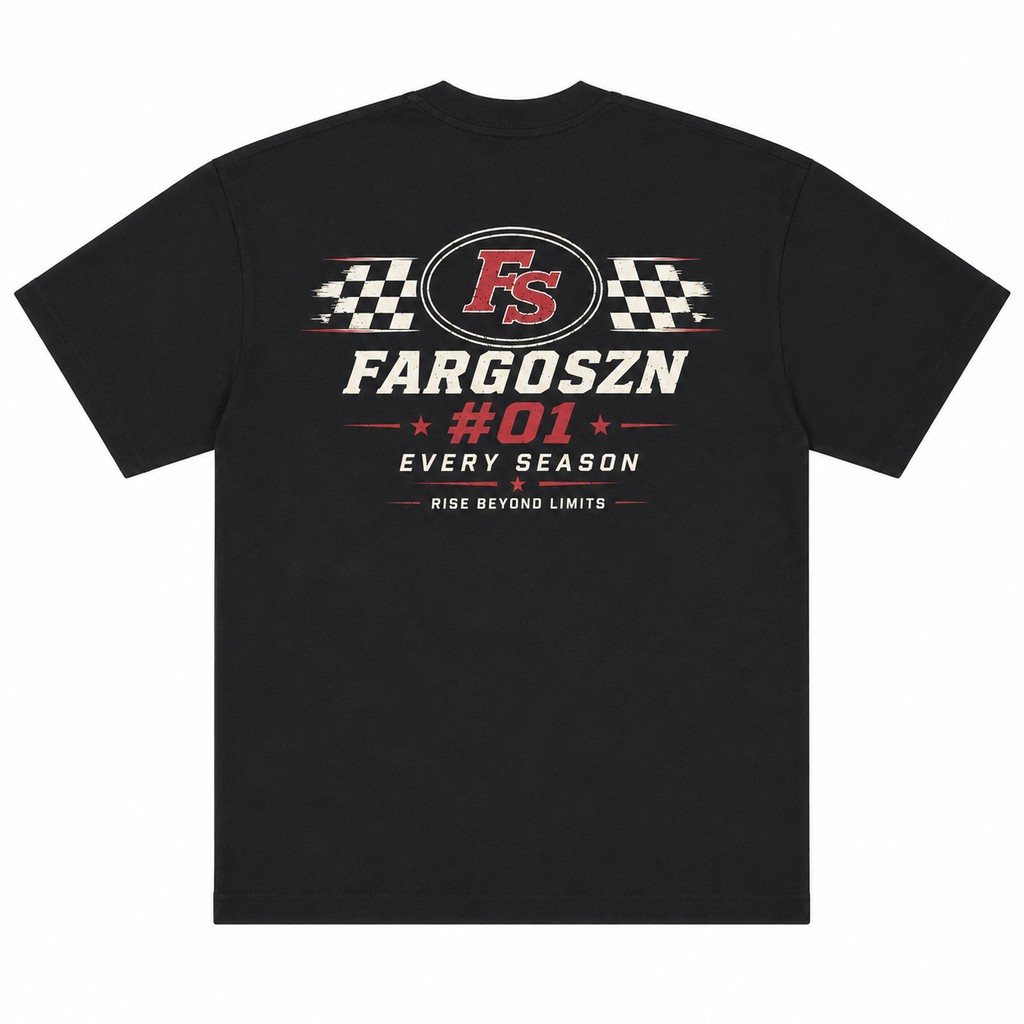 Black Fargoszn Racer Tees