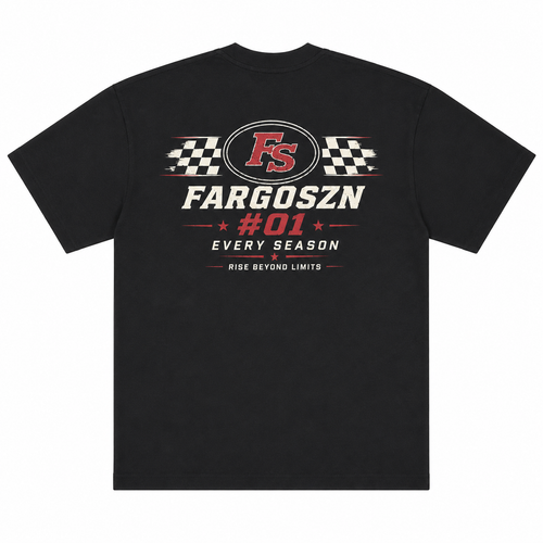 Black Fargoszn Racer Tees