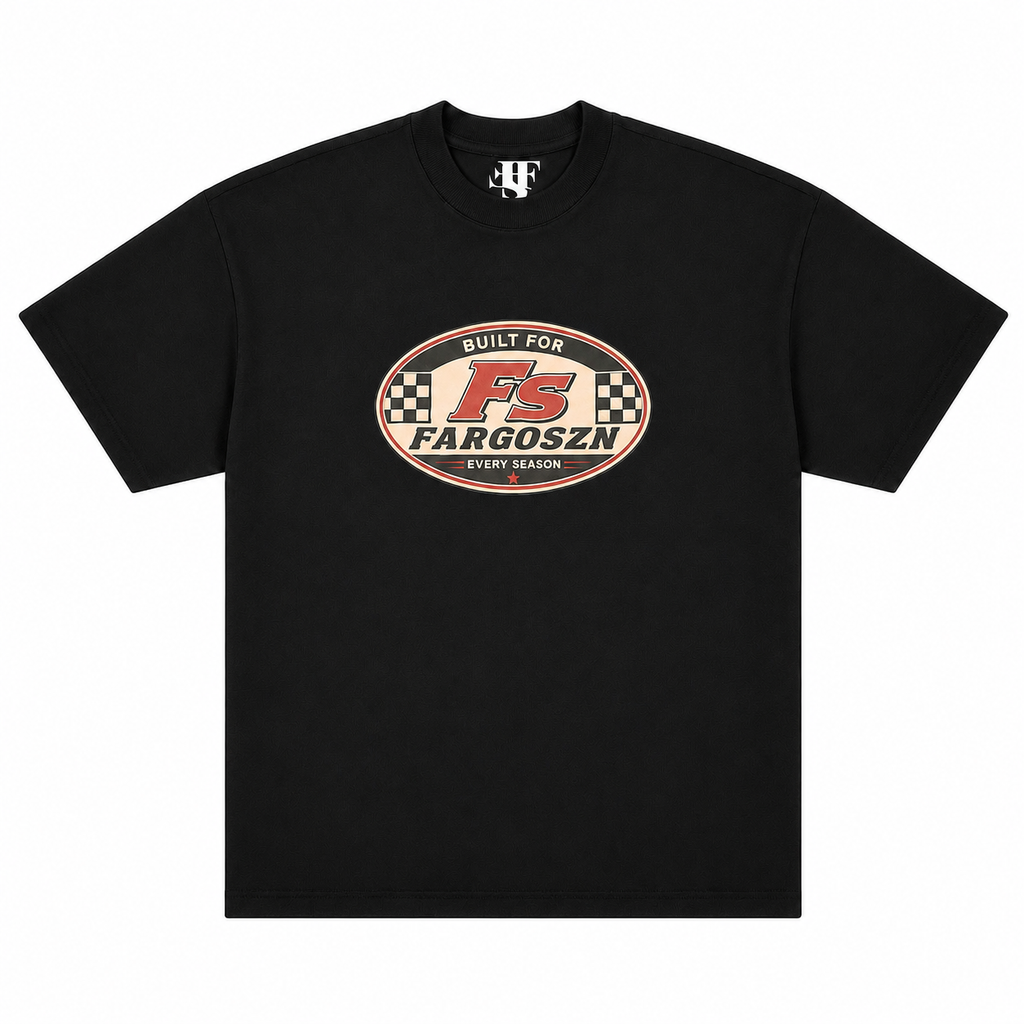 Black Fargoszn Racer Tees