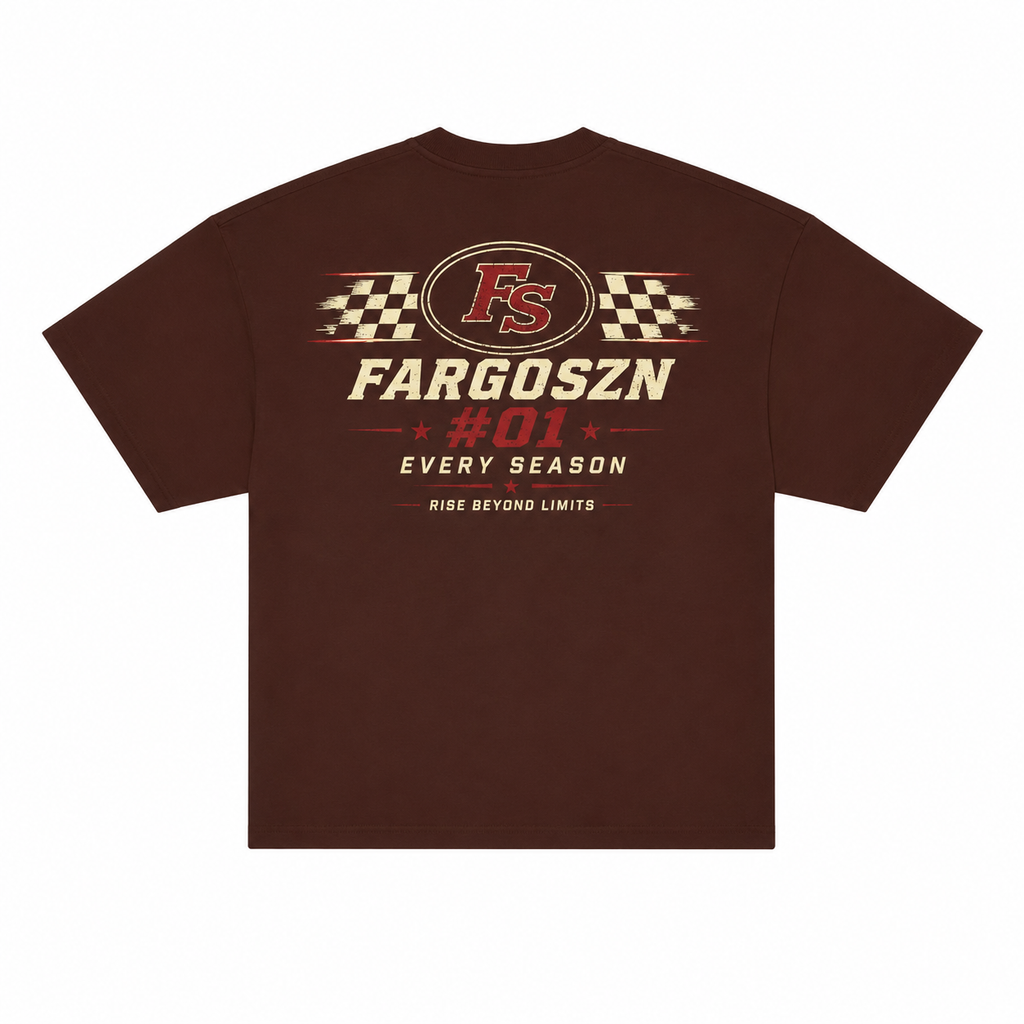 Brown Fargoszn Racer Tees