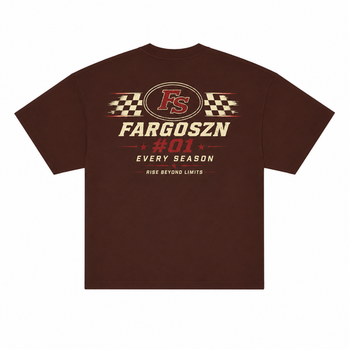 Brown Fargoszn Racer Tees