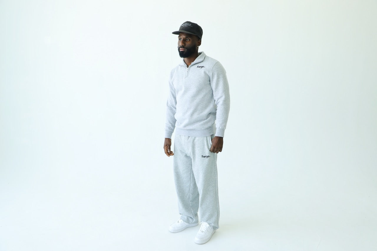 Grey Essential Fargoszn Quarter Zips