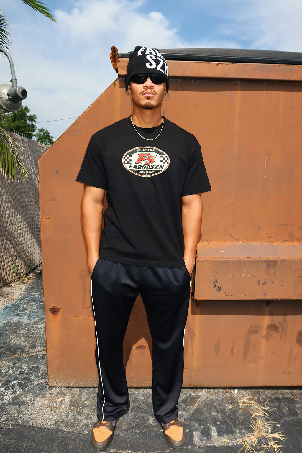 Black Fargoszn Racer Tees