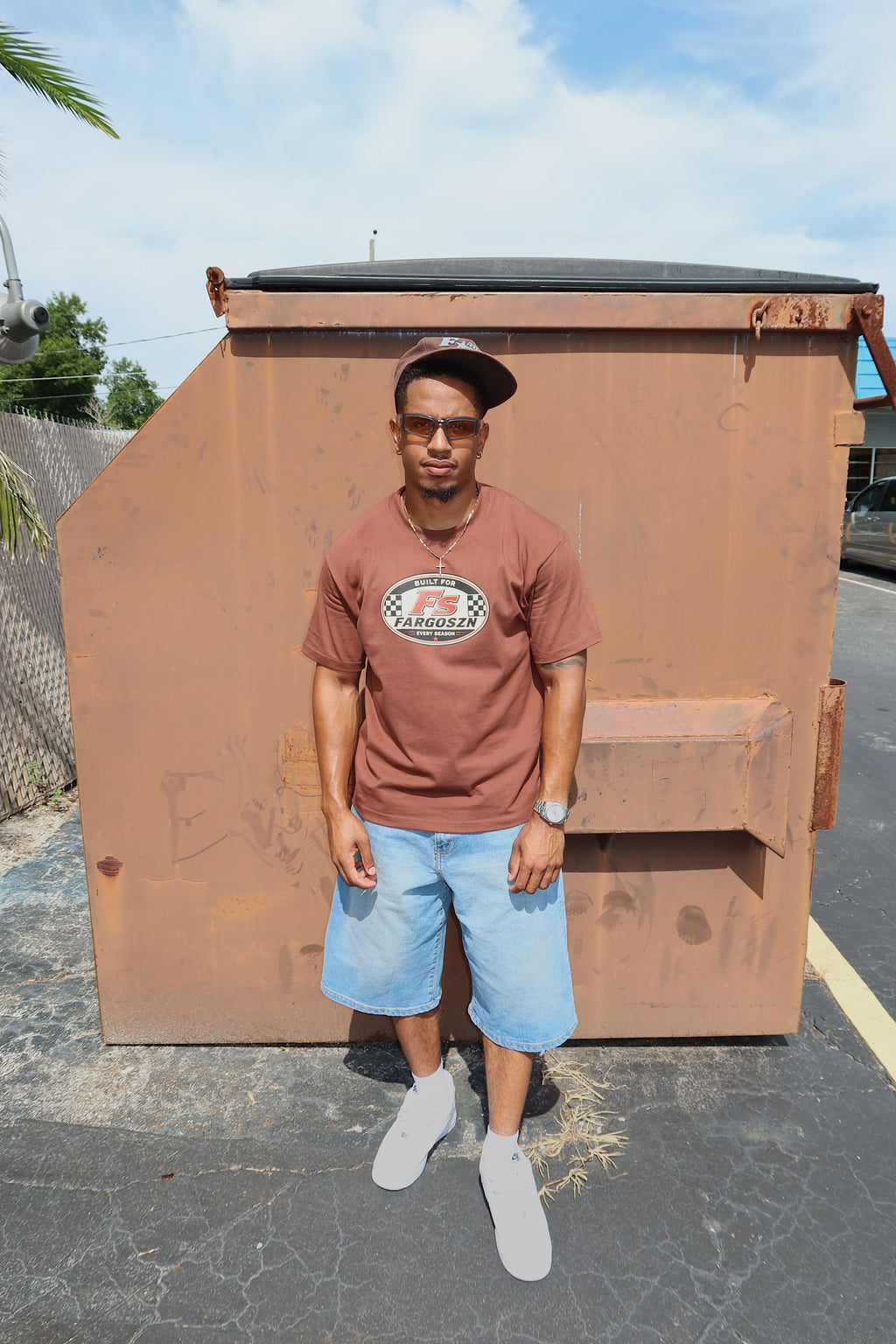 Brown Fargoszn Racer Tees