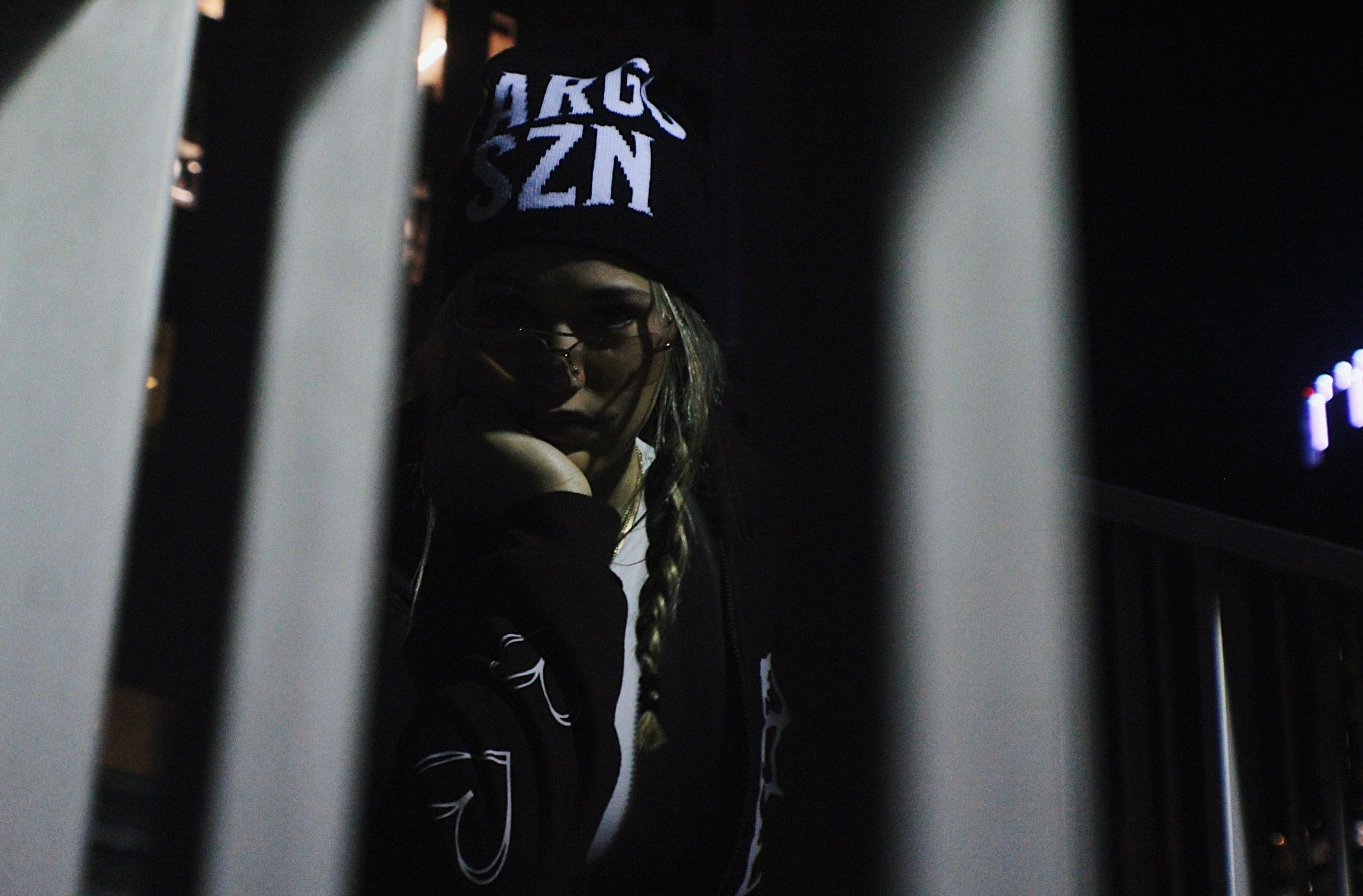 Black Knitted FargoSzn Beanies