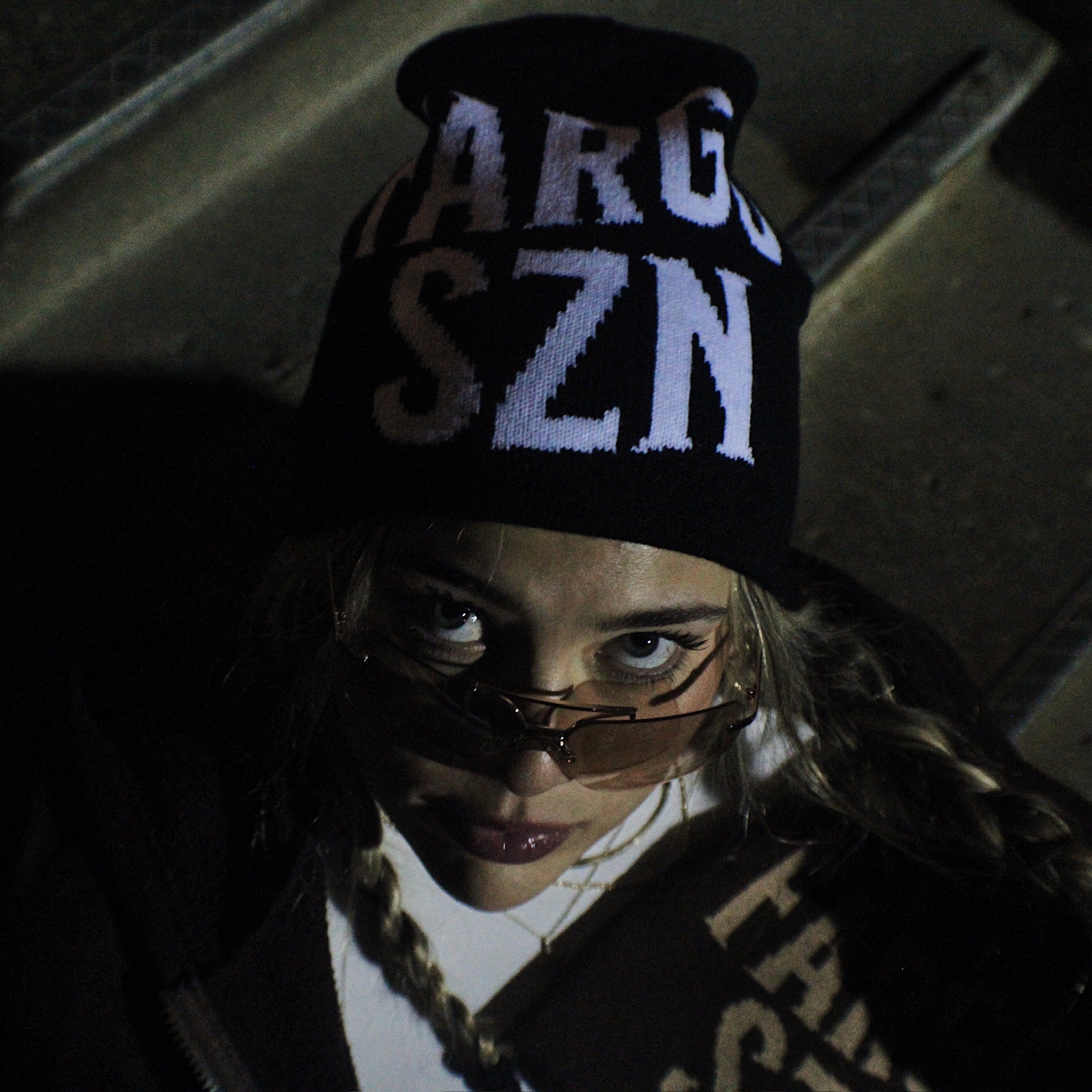 Black Knitted FargoSzn Beanies