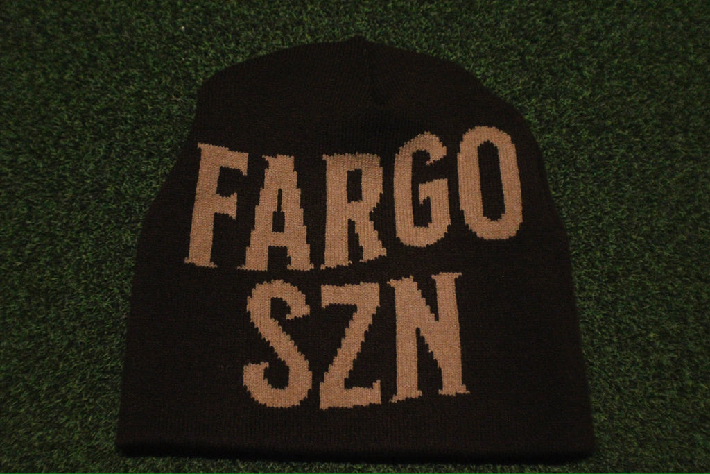 Brown Knitted FargoSzn Beanies