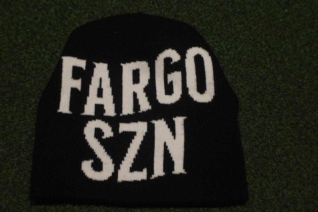 Black Knitted FargoSzn Beanies