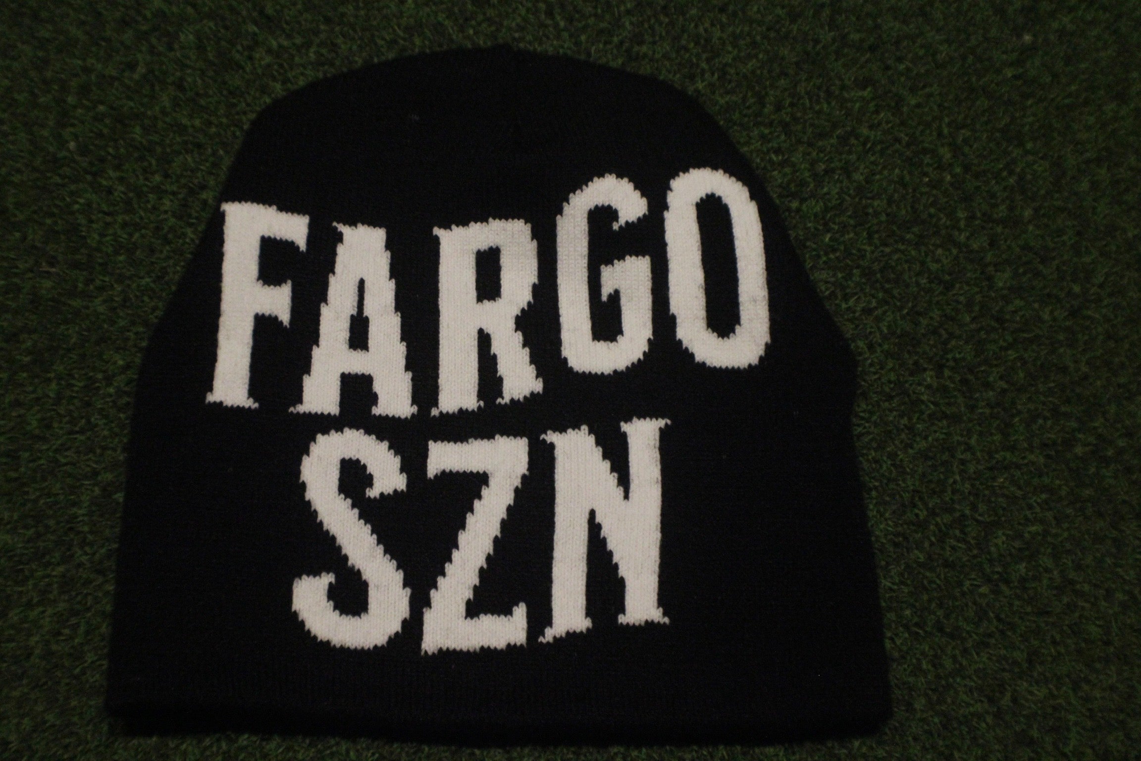 Black Knitted FargoSzn Beanies
