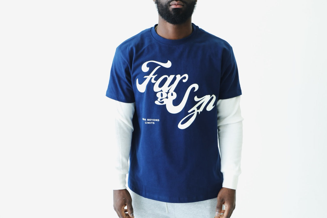 Navy "RBL" Long Sleeve Tees