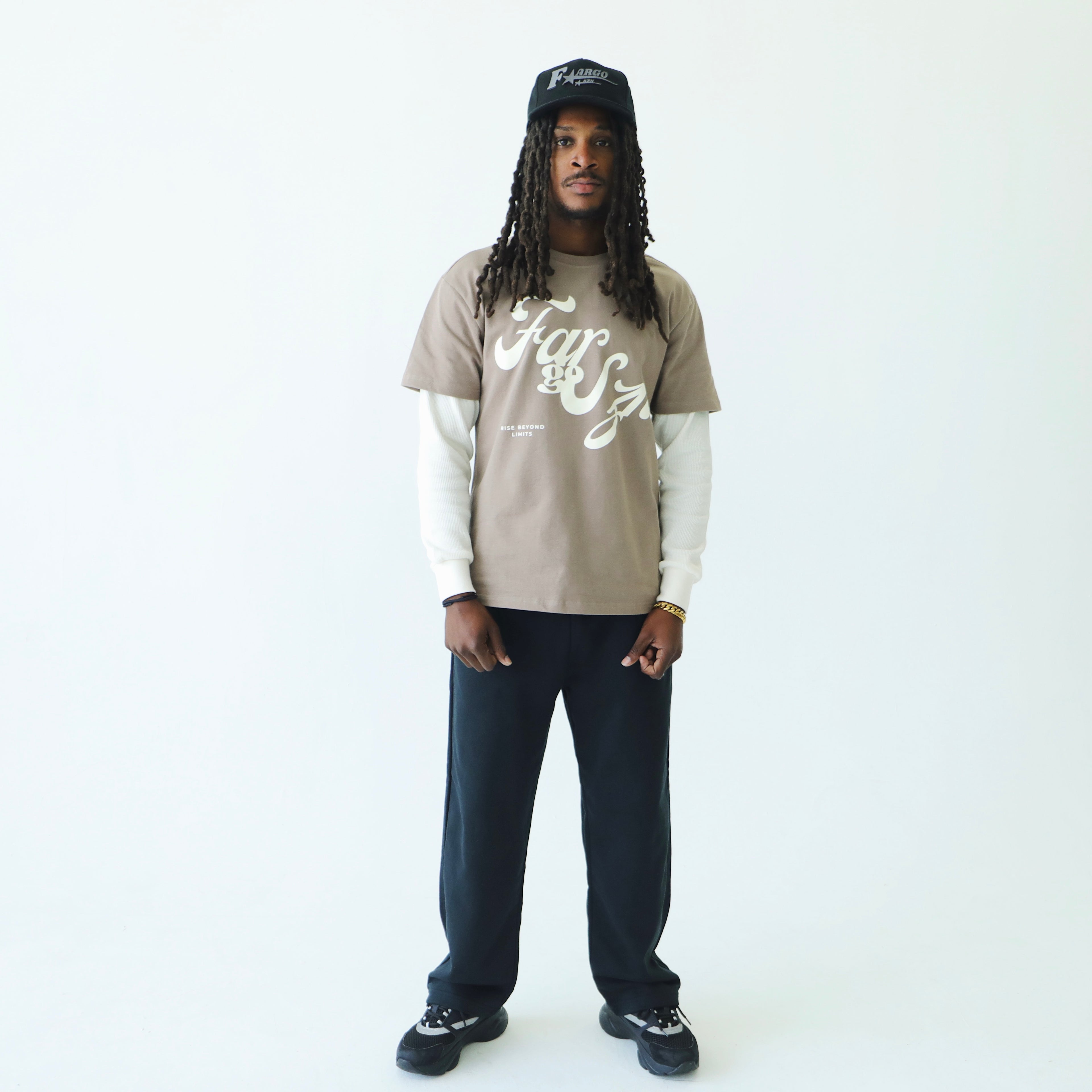 Tan "RBL" Long Sleeve Tees
