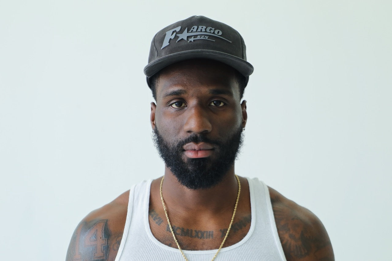 Vintage Black Unstructured Fargoszn Hat