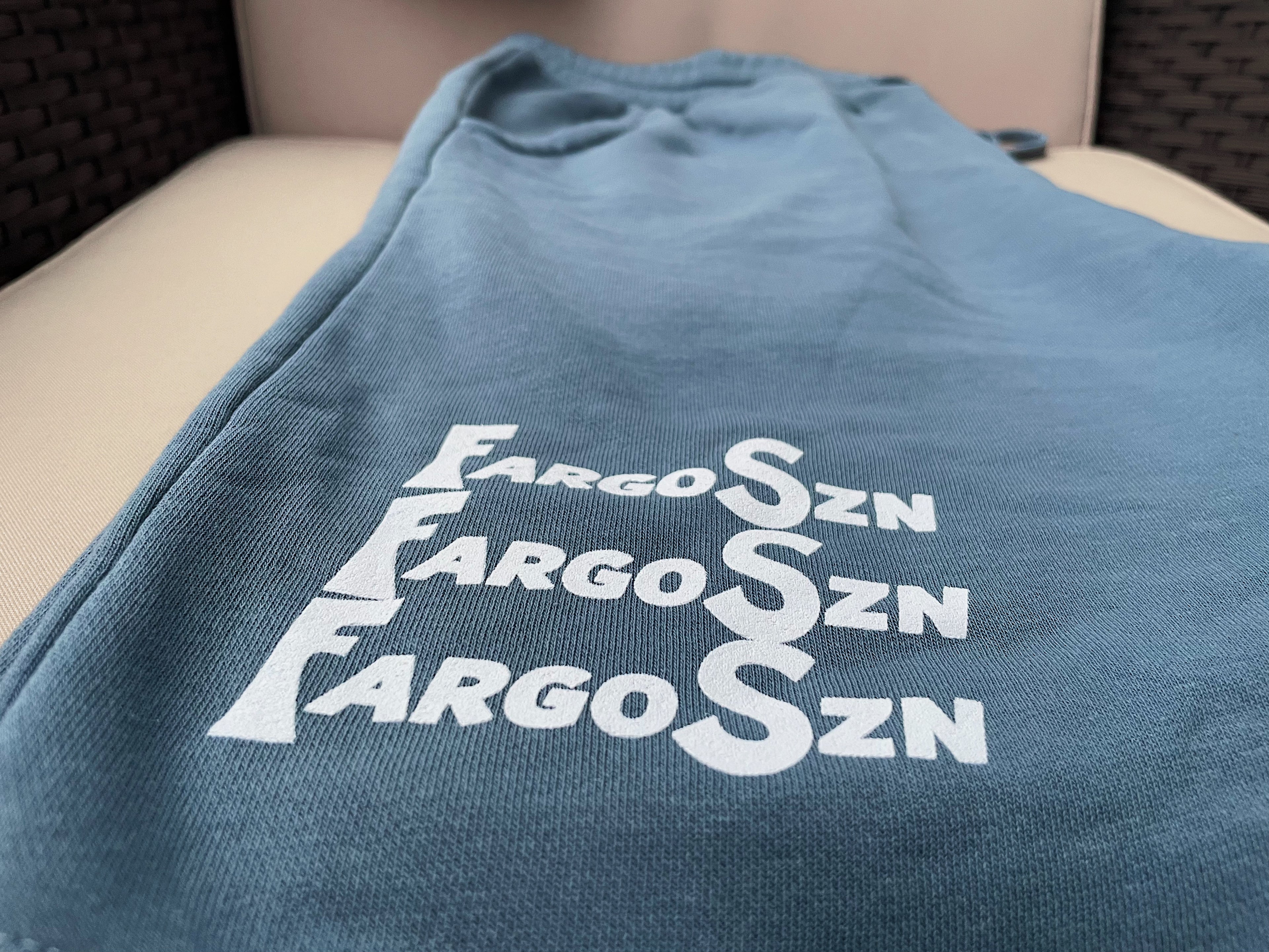 Slate Blue Fargoszn Sweatshorts