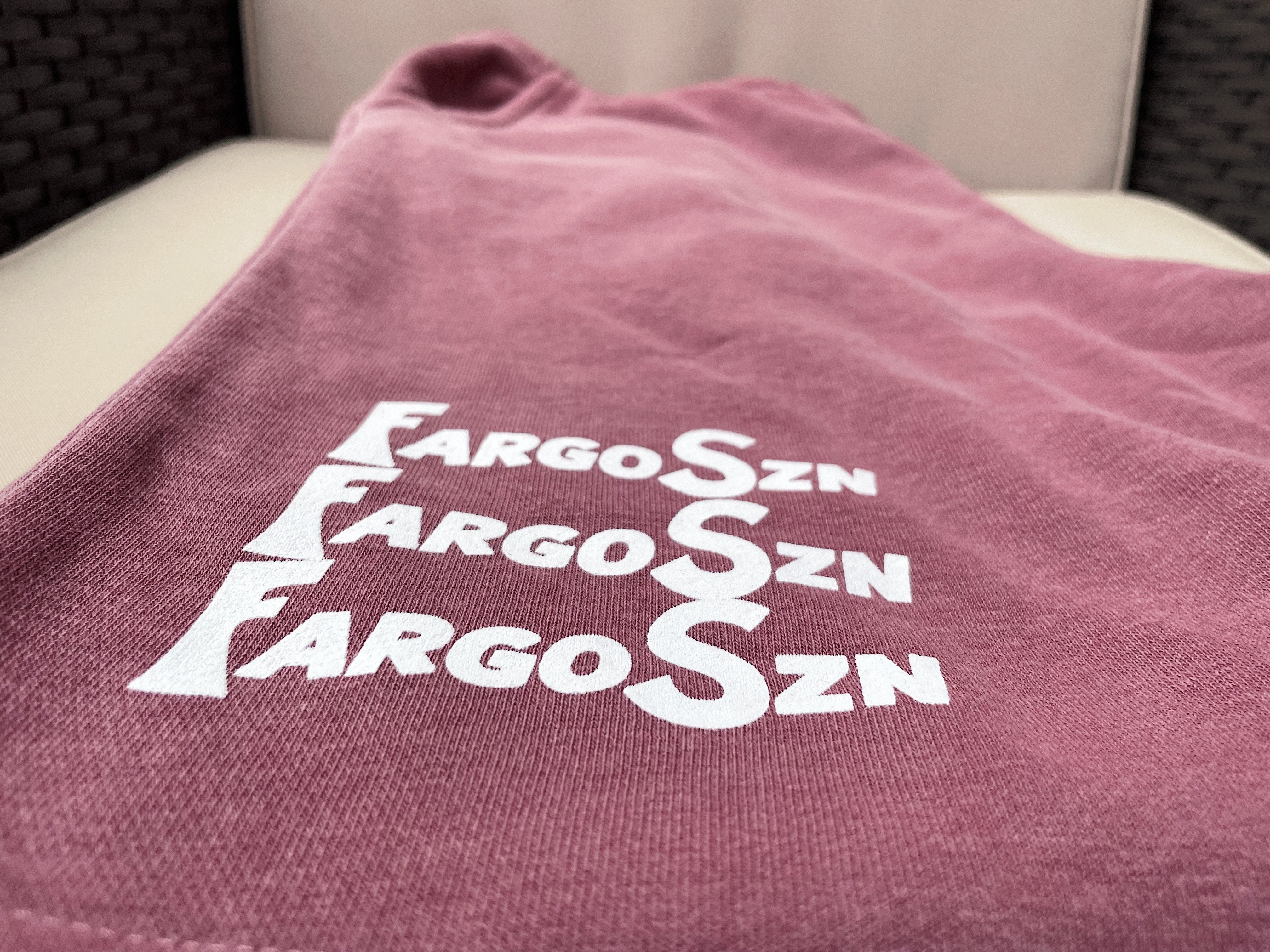 Pigment Maroon Fargoszn Sweatshorts